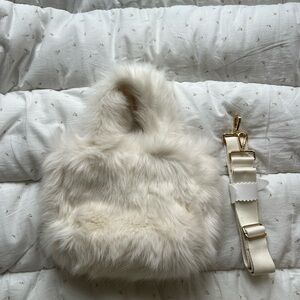 Small Faux Fur Shoulder Bag